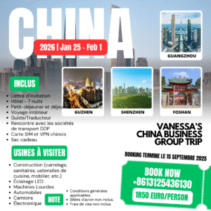 CHINA BUSINESS TRIP- 8 jours - 2026 - Français